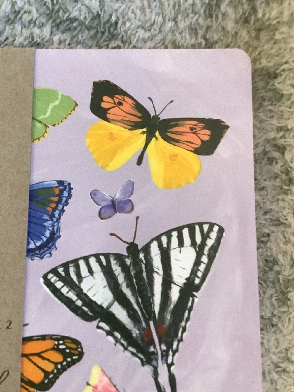 Colorful Butterfly Writers Travel Notebook Journal NWT 160 lined pages - Picture 2 of 13